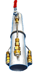 Pistolet léger Ø60 (3 buses)