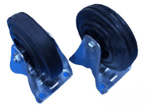 Roulettes fixes (x2) Ø125mm