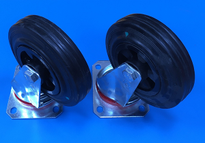 Roulettes pivotantes (x2) Ø125mm