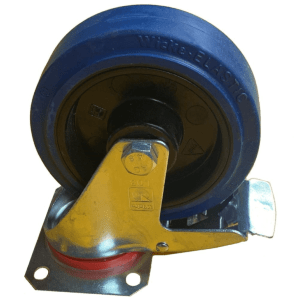 Roulette pivotante freinée Ø125mm